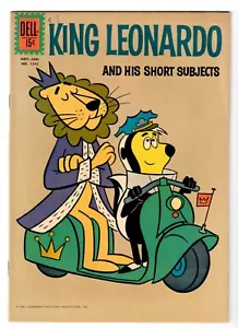 King Leonardo & His Short Subjects 1961 Dell Comic #1242 cLEAn oRiGiNaL 4 Color - Picture 1 of 13