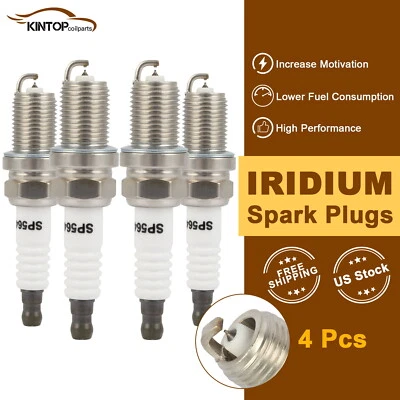 4x Iridium & Platinum Spark Plugs For Volkswagen Golf 2.0L 2001 - Image 1 of 4