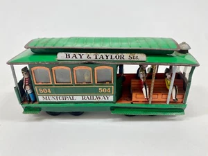 Vintage Tin Toy (Friction) San Francisco Cable Car w Original Box JAPAN c. 1955 - Picture 1 of 7