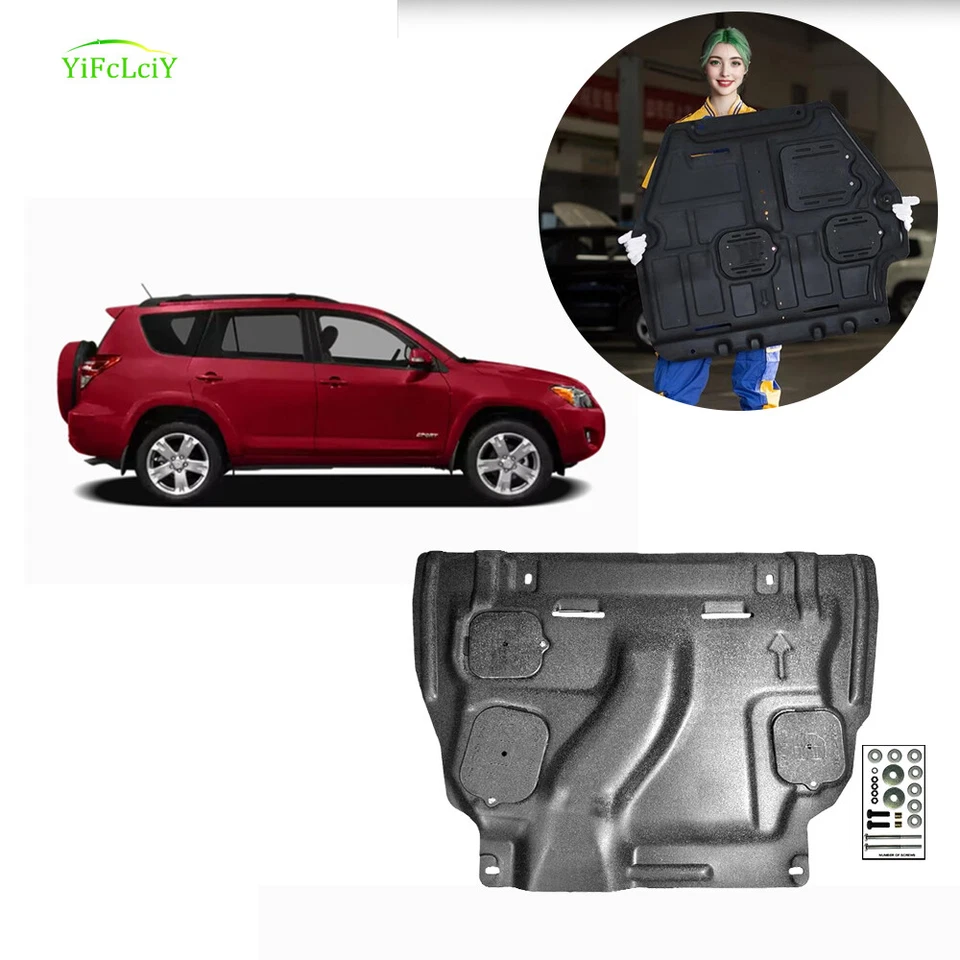 Engine Skid Plate For 2009-2012 Toyota RAV4 Under Splash Shield Heavy Duty Foto 1 de 4