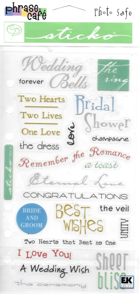 Vestido de banho de noiva sinos de casamento cerimônia véu champanhe amor adesivo adesivos - Imagem 1 de 1