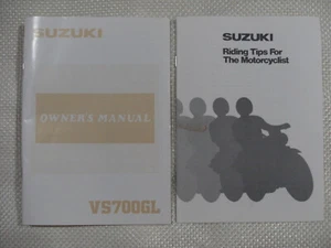Suzuki Intruder VS700GL Owner's Manual 99011-38A20-03A Jan 1985 plus riding tips - Picture 1 of 2