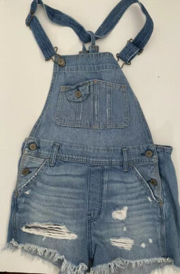 Nuevo en caja Mono Abercrombie Fitch Jean Envejecido Dobladillo Crudo Para Mujer XS Foto 1 de 3