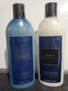 Bath & Body Works Ocean Moisturizing Hair Shampoo & Conditioner Set 16 fl oz - Picture 1 of 1