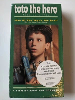 Toto The Hero (VHS) RARE DEALER SCREENER Factory Sealed MINT COMEDY DRAMA 🔥 - Image 1 of 4