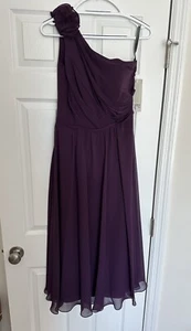 Gather & Gown Dress Size 4 Single Shoulder Bridesmaid Prom NWT Free Shipping - Picture 1 of 24