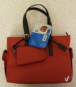 HP Ladies Case f.Damen mit Lederriemen Fächern rot bis 14" Notebooks T7B36AA - Bild 1 von 2