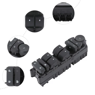 Left Inner For Cadillac Escalade Car Window Control Switch Driver Side 2009-2014 - Imagem 1 de 4