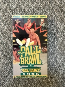 WCW Fall Brawl 1995 VHS War Games Hogan Savage Sting Flair Dungeon of Doom - Picture 1 of 5