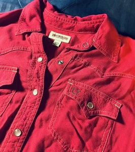 True Religion Button Up Western Shirt Women’s XS Pink - Picture 1 of 3