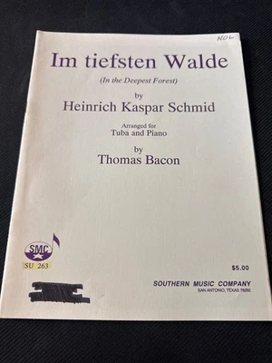 Im tiefsten Walde by Heinrich Schmid Tuba & Piano SU263 SMC Music Book - Image 1 of 3