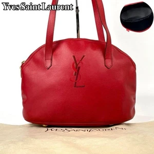 Bolso de Mano Yves Saint Laurent Un Hombro Ysl Cuero Rojo - Imagen 1 de 10