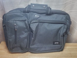 Solo New York Duane 15.6" Laptop Hybrid Backpack Briefcase Gray - Picture 1 of 15