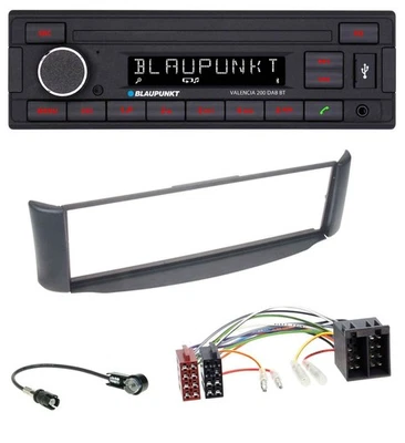 Blaupunkt DAB MP3 Bluetooth USB Autoradio für Smart ForTwo 450 grau ohne Metalls - Bild 1 von 4