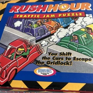 THINK FUN RUSH HOUR DELUXE PUZZLE GAME COMPLETE BINARY ARTS - Imagen 1 de 4