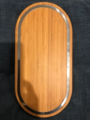 Beautiful Wooden Outdoor Serving Table With Stow Away Peg  16" X  8 “X  12” - Image 1 of 4