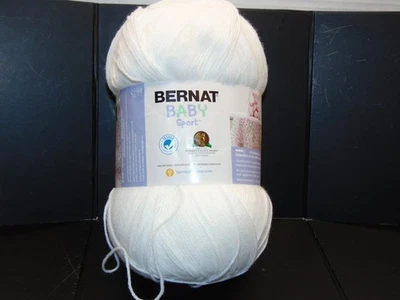 Bernat® Baby Sport™ #3 Light Acrylic Yarn, White 10.5oz/300g - Image 1 of 4