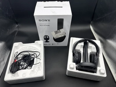 GENUINO Sony MDR-RF995RK Sistema de Auriculares Estéreo Inalámbrico Auriculares - Negro Foto 1 de 4