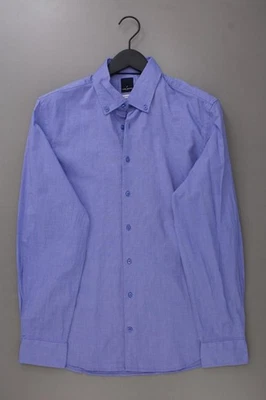 ✨ Daniel Hechter camicetta per uomo taglia Hemdgröße 41, L, 52 blu di cotone ✨ - Imagen 1 de 4