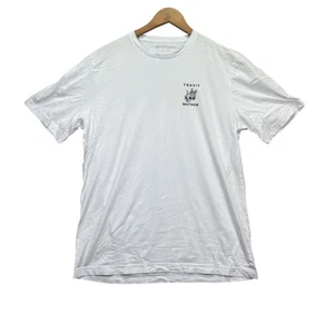 Camiseta de golf Travis Mathew blanca Here For A Good Time piña calavera bebida XL - Imagen 1 de 5