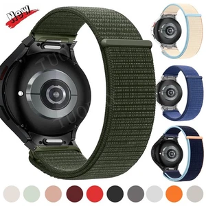 Nylon Armband Ersatz für Samsung Galaxy Watch FE 7 6 5 4 Pro Classic Ersatzband - Bild 1 von 40