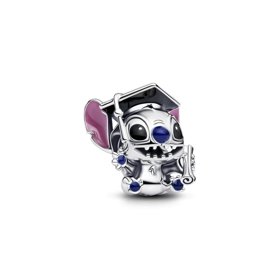 Pandora Charm 793789C01 Disney Stitch Abschluss-Charm 925/- Silber - Bild 1 von 1