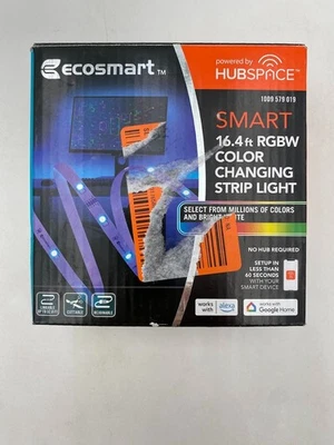 ECOSMART Smart 16.4 ft RGBW Color changing strip light - Image 1 of 4