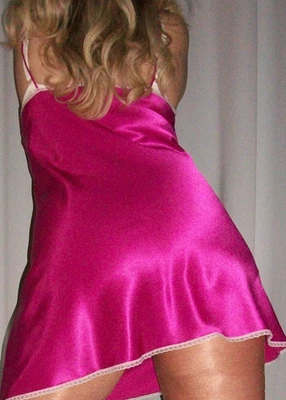 Vestido Babydoll De Colección Rosa Satinado S 34 36 Foto 1 de 4