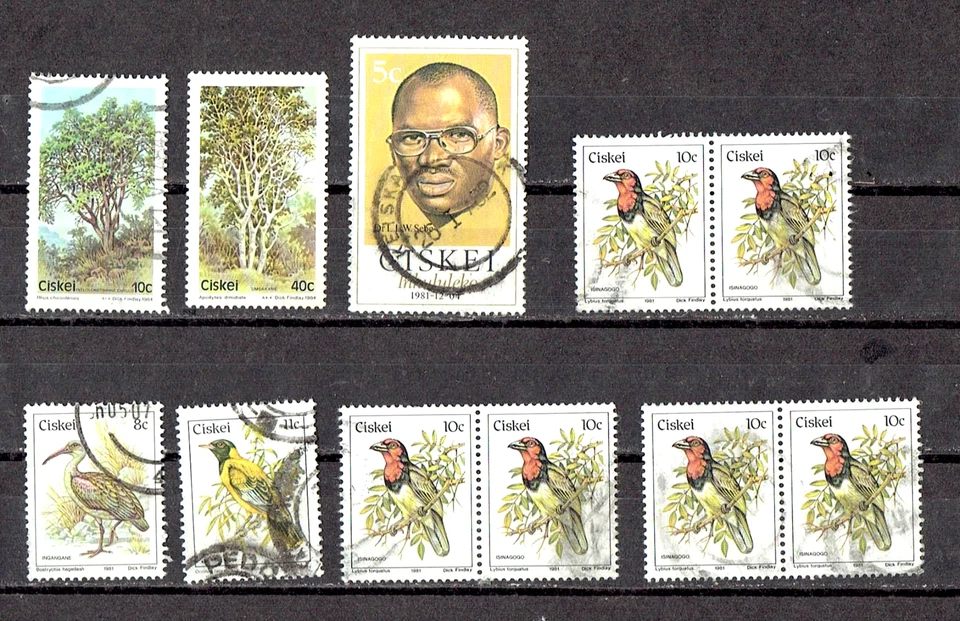 Ciskei - Independance, Birds, Trees. - Image 1 of 1