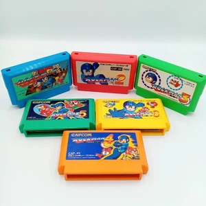 Rockman Megaman Famicom 1 2 3 4 5 & 6 Set Lot FC NES Nintendo Japanese Works - Picture 1 of 6