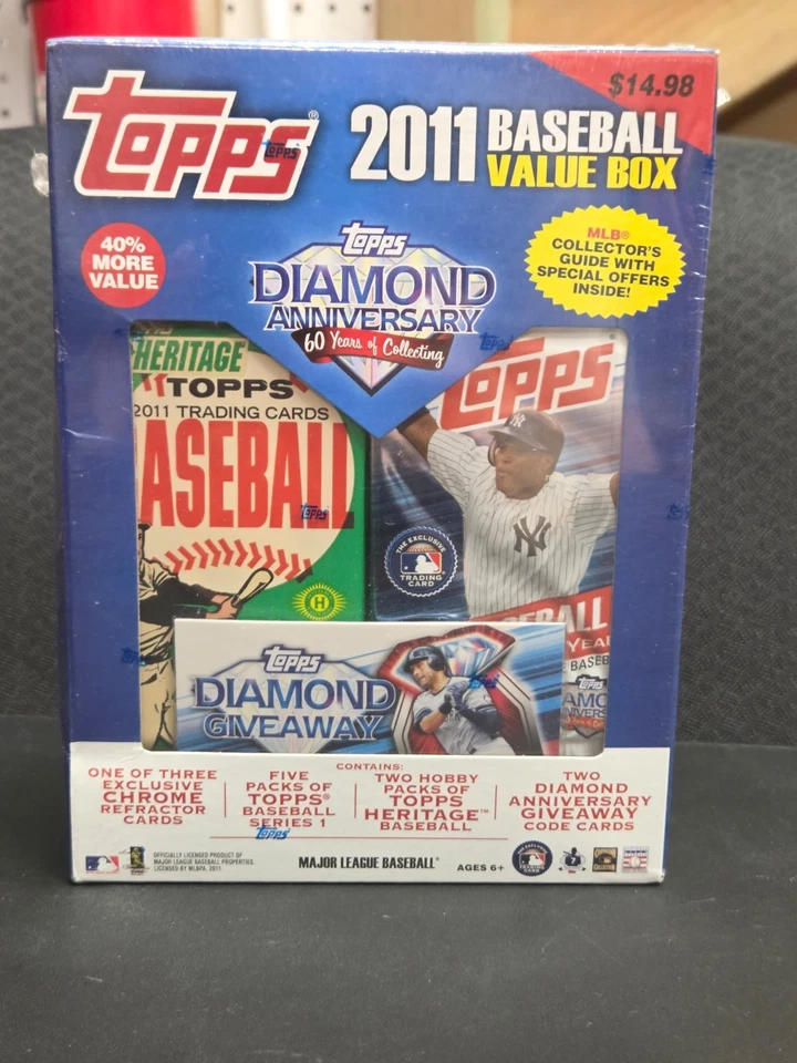 RARE - BEST PRICE - 2011 TOPPS Baseball - Value Box - FACTORY SEALED!!! - Image 1 of 4
