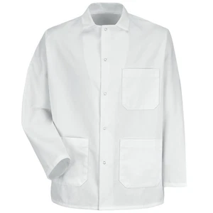 Red Kap Gripper-Front Short Butcher Coat - Picture 1 of 3