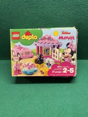 LEGO DUPLO Disney Junior Minnie Birthday Party Minnie Mouse Figaro cat COMPLETE - Image 1 of 4