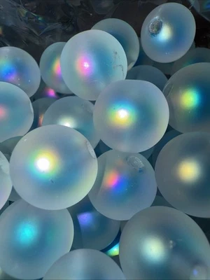 蓝色磨砂双层16毫米珠 — 第 1/3 张图片