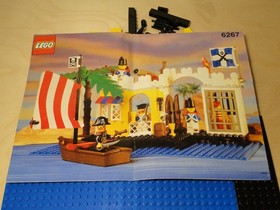 Lego 6267 Pirates I Lagoon Lock-Up Instructions Parts Pieces Only