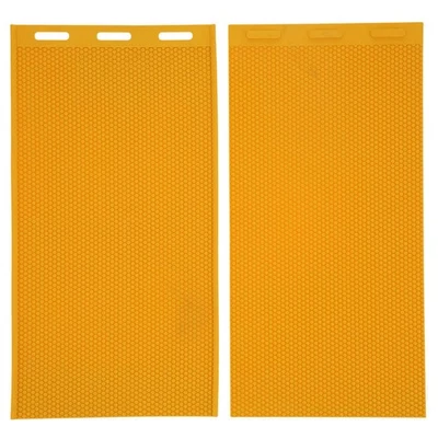 2Pcs 5.4mm Beeswax Press Mold Rubber Comb Foundation Sheet Beekeeping - Image 1 of 4