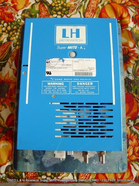 Fuente de alimentación usada L & H Research Super MITE SMA81-E3963 / 230 ¡ENVÍO GRATUITO!  Foto 1 de 1