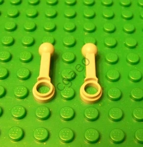 2 X Lego Technic 2852 Engine Connecting Rod (Light Gray) - Imagen 1 de 1