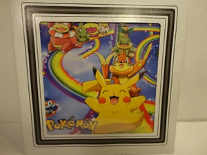 Pokemon Pikachu & Friends Glossy Art Print 6" x 6"- In Clear Plastic-Matted - Picture 1 of 2