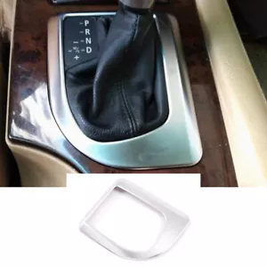Silver ABS Center Control Gear Shift Panel Trim For BMW 5 Series E60 E61 2004-07 - Picture 1 of 9