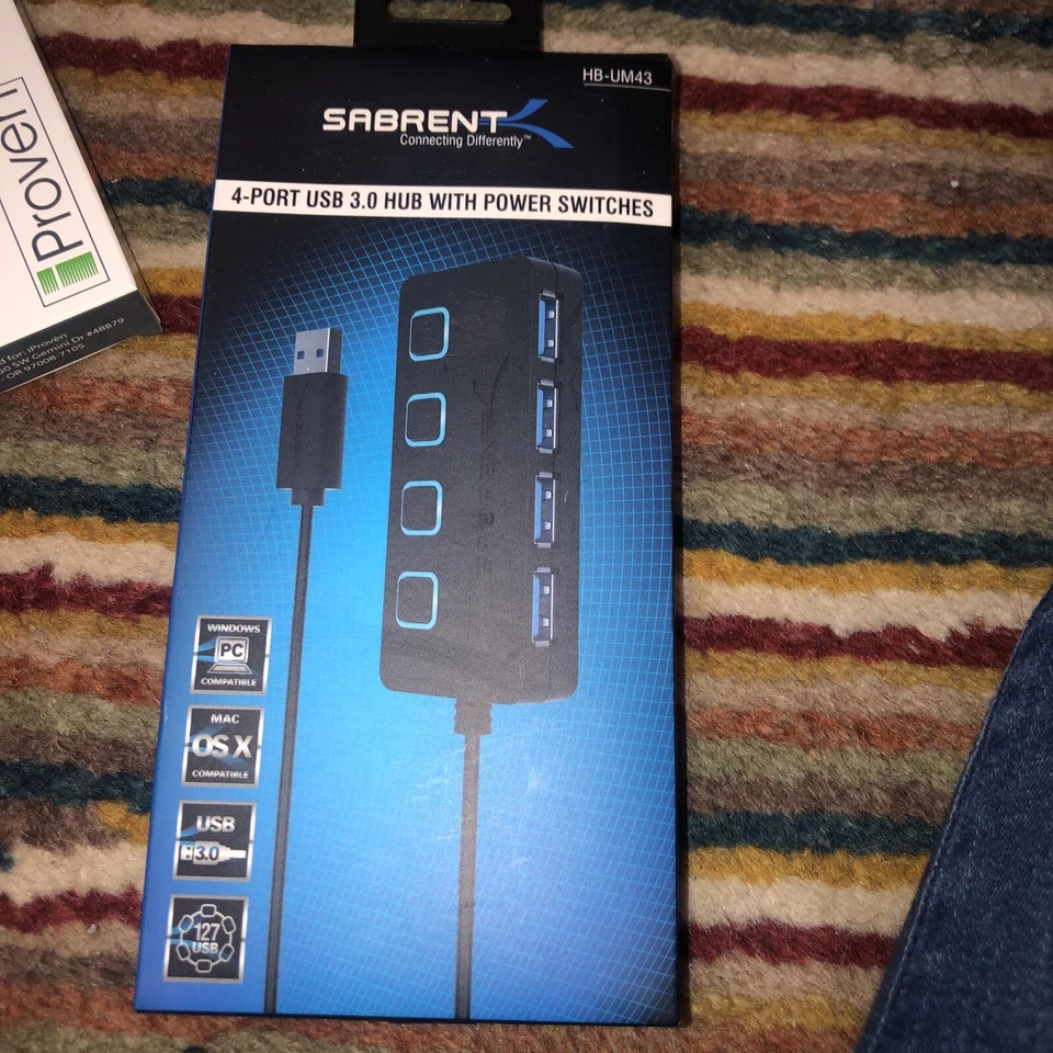sabrent 4-port usb 3.0 hub - Image 1 of 1