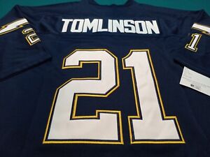LADAINIAN TOMLINSON S.D. CHARGERS JERSEY, XL, ORIGINAL TYPE, SEWN, QUALITY NFL 