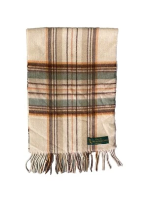 KNICKERBOCKER SCHAL BEIGE WOLLE UNISEX - Bild 1 von 4