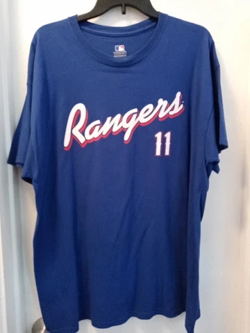 Texas Rangers MLB T-shirt Size XL #11 Darvish Cover