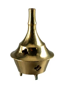 Brûleur Encens Bouddhiste en Métal - 3881 - Bild 1 von 8