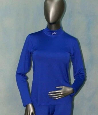 Watson's Size Large Base Layer Women's Blue Long Sleeve Mock Turtleneck - Image 1 of 4