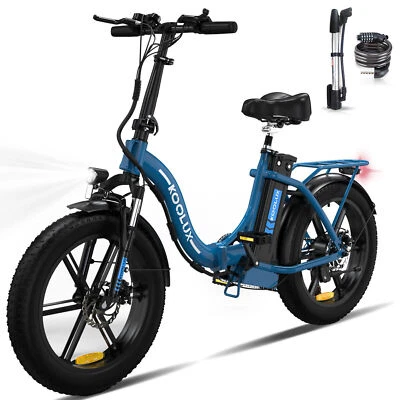 KOOLUX BK6S 250W Elektrofahrrad 48V 13AH 20*4 Zoll Leichtes E-City Bike 25KM/H
