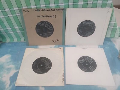 MICHAEL JACKSON/JACKSON 5 -TAMLA MOTOWN 4 X 7" SINGLES  JOBLOT/BUNDLE - Image 1 of 4
