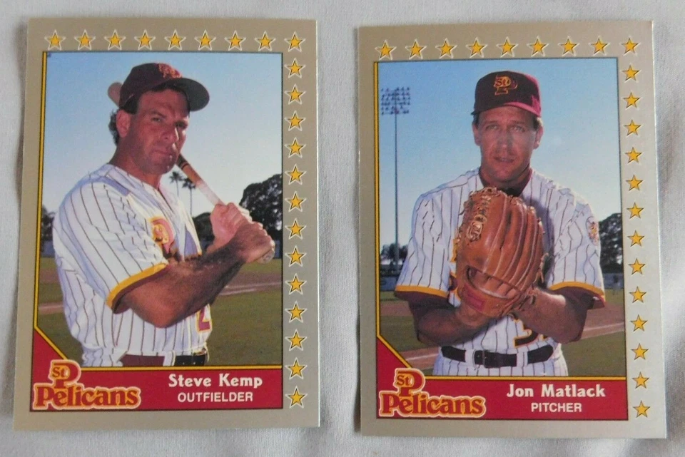 1990 Pacific Senior League St. Petersburg Pelicans Baseball Card Pick one - Image 1 of 1
