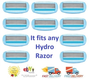 10 Schick Hydro Silk Razor Blades Women Shaver Refills Cartridges Shaving 4 8 - Picture 1 of 1